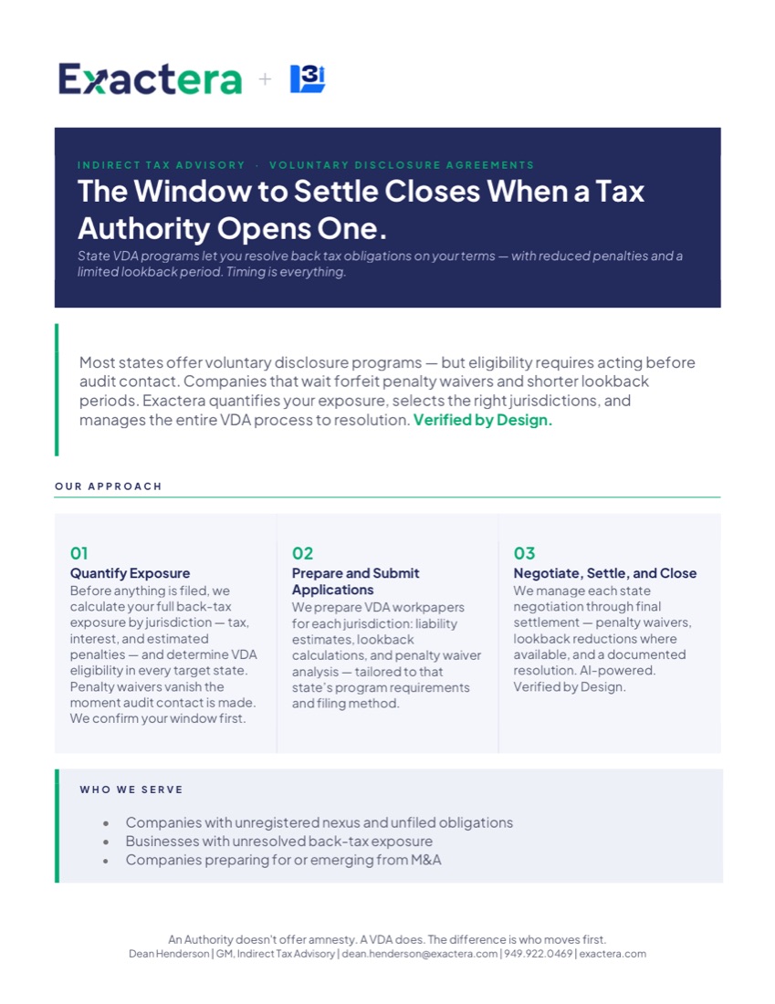 Voluntary Disclosure Agreements — document cover